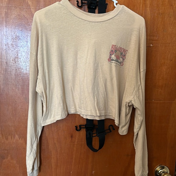 Ron Jon x Billabong Long Sleeve Crop Top - Picture 1 of 2